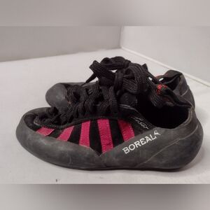 Boreal Equinox Fusion S-2 Climbing Shoes Size W7 M6 Suede Black Unisex A17